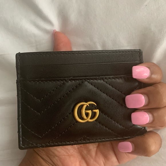 Authentic GG Marmont card case used twice . Excellent condition no stains. - Picture 6 of 7